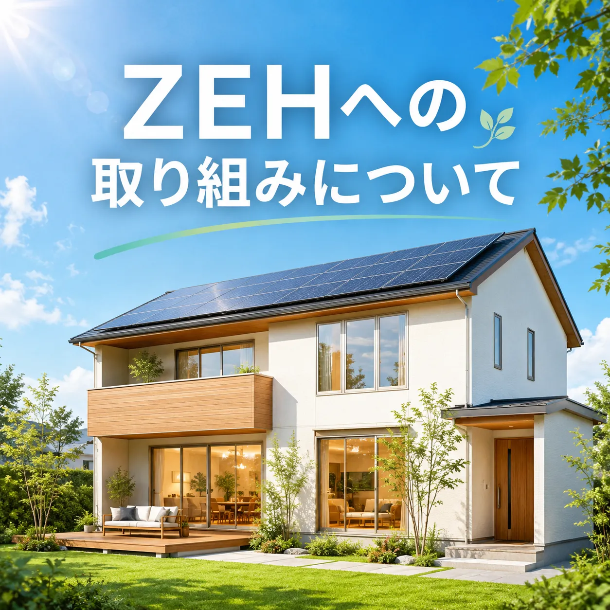 ZEH(ゼッチ)への取り組みについて